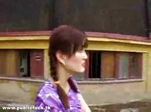 Daring Samantha posing sexually in front of a man and seduces him