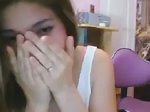 Passionate brunette aging man is full of mouth