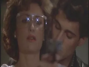 Cartoon: Devil's face with two mortars