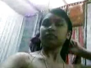 Excited Julia caresses her kitty and rubs her favorite dildo's vagina