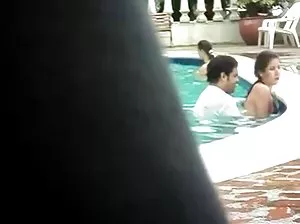 Ashley had a kick with her husband, coming from a party