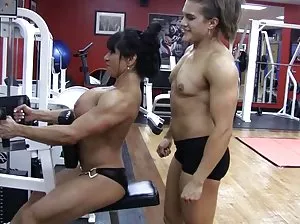 Two muscular stallions screw in all cracks Ukrainian model