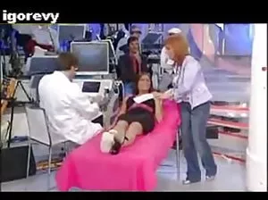 Picper planted a heifer in stockings in his mouth standing by a tree