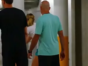 Juicy blonde is a man with a pumped up male on amateur casting