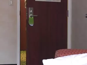 Ukrainian model admires in front of a mirror the sexual charge