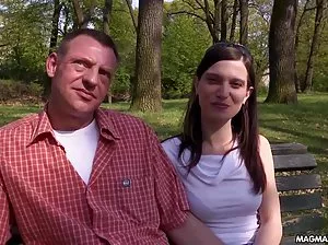 Cunning Russian student has sex with a tutor on the tower