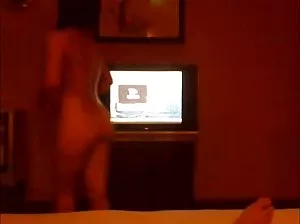 Hairy guy takes off on phone sex with black woman