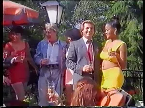 Sexy babe gently touches her clitoris