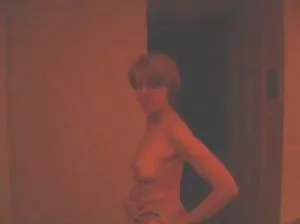 The guy had a nice skinny blonde in a public park.