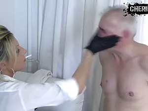 The lad spires brunette in different poses