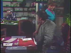 Nadine in a short skirt famously in the ass