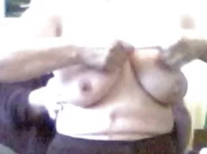 Smiling Helen in stockings and gloves jumped into a point