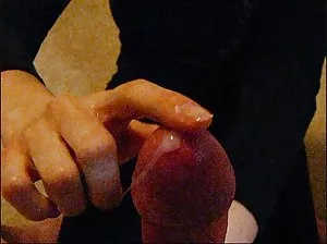 Busty babe Abigail caresses her kitty