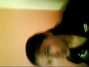 Slim busty check Katerina caresses her big breasts