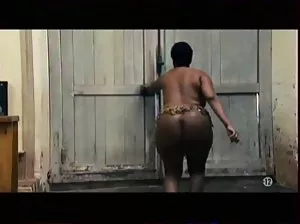 Busty lesbian gets banged by friends in a sauna