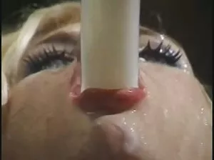 Kid's sucking on a mature aunt