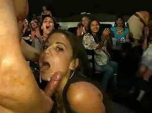 Beautiful chicks in short skirts suck kid dick and passionately spent