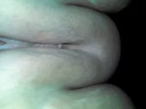 Daria walks naked in a dense forest