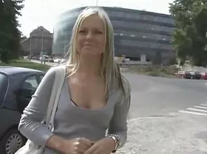 Peasant woman masturbates in the village on a hayloft