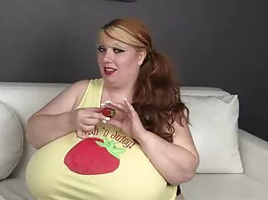 Brunette caresses herself lying next to her girlfriend