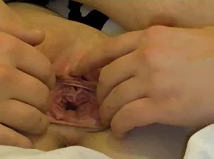 Gay guy looking like a girl shows off his jerk