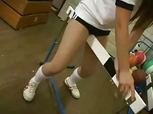 The boy has been out in the steep poses of the skinny beauty