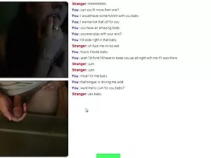 With a Christmas hat she gave herself to a dude