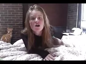 Skinny couple just met and already went to get laid