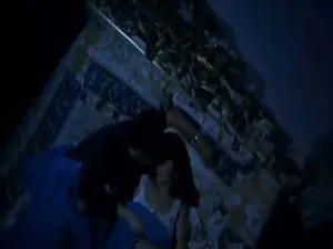 Nude mermaid tries to stay under water longer