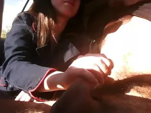 German bride deftly sucks dick of her hairy Groom