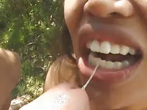 Sensual maiden passionately sucked a man's dick and gave in pussy