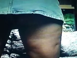 Skinny masturbates, remembering the beach