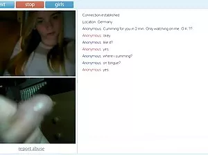 Blonde babe sucked by a partner on a sex casting