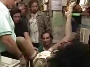 Brutal couple of vampires fuck in anal with busty blonde