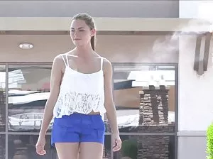 Home shot of a blonde trance sex and his girlfriend