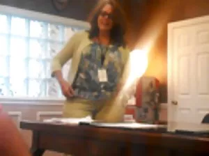 The excited whore put her hand in her pussy and began to masturbate