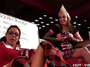 Two guys are screwing their friend