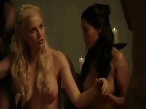 Nude Nymph sucks dick husband in the woods