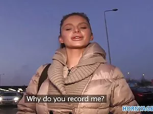 Sultry woman in black dress gets banged with a Negro and makes him blow job