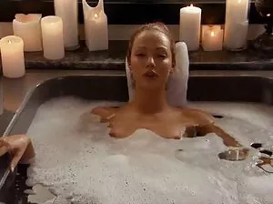 A drunken gypsy Leila showed striptease