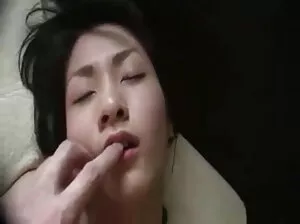 Sexy slim check inserted strapon into vagina