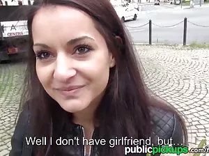 Chic Mini from Skinny blonde with glasses