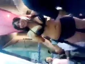 Asian got a white dick in her holes