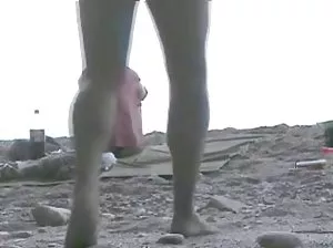 Naughty girl in stockings masturbating shaved kitty